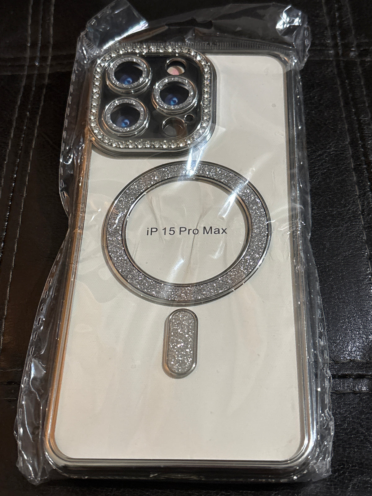 Bling Rhinestone MagSafe iPhone 15 Pro Max Case | Clear Sparkle Diamond Camera Lens Protection ✨📱💎 #1664