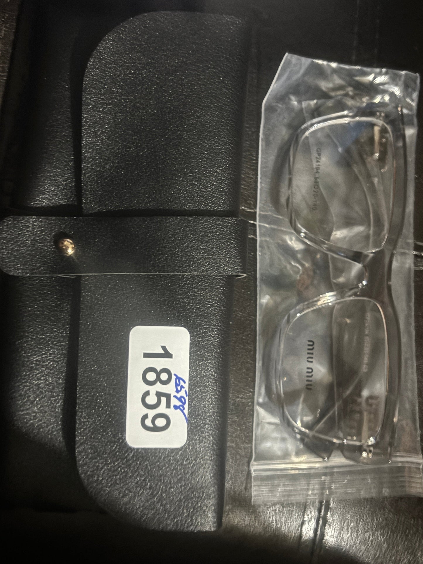Crystal Clear Square Frame Designer Eyeglasses 💠✨ #1859