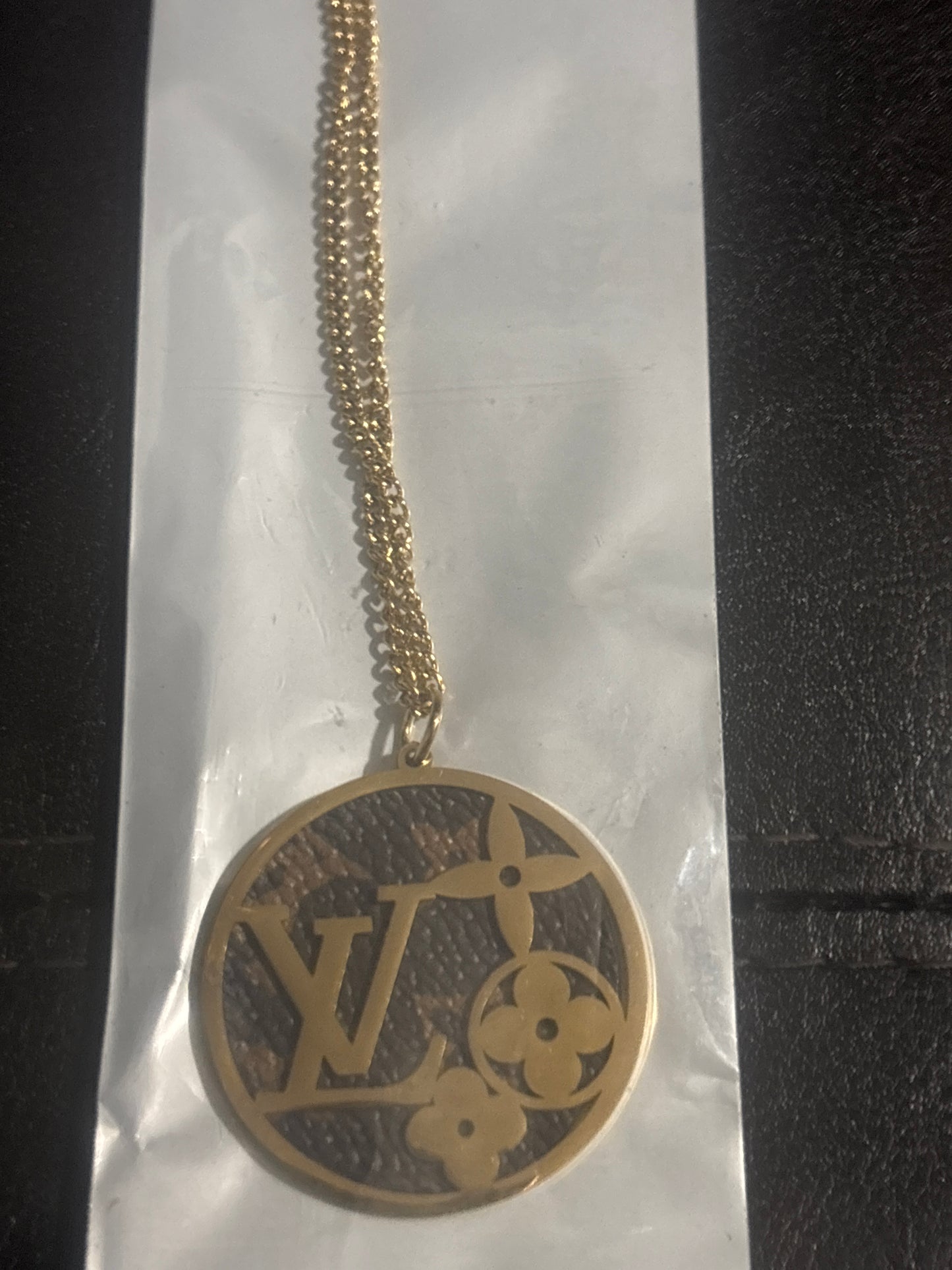 Luxury Inspired LV Monogram Pendant Necklace 💥⛓️✨
