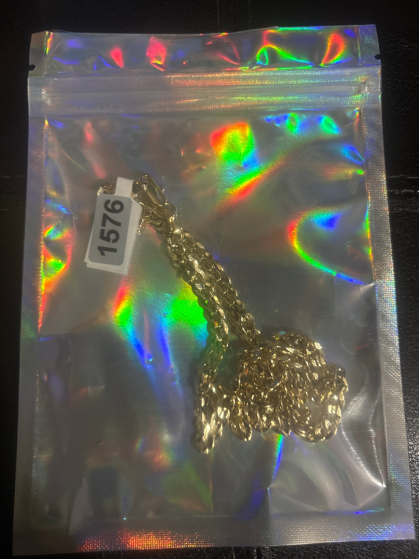 ✨ 14K Gold Fill Cuban Curb Link Chain Necklace 16" — Item #1576