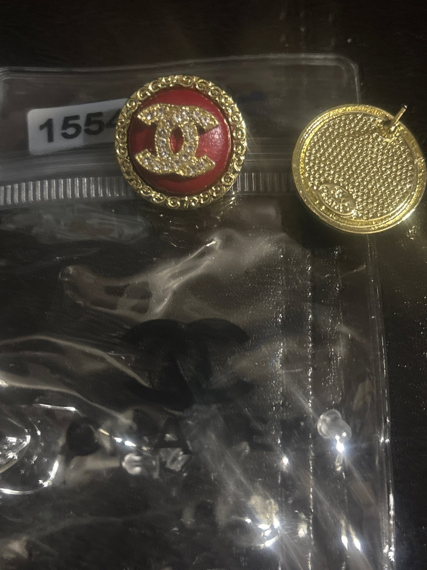 ✨Elegant Designer-Inspired CC Stud Earrings #1554