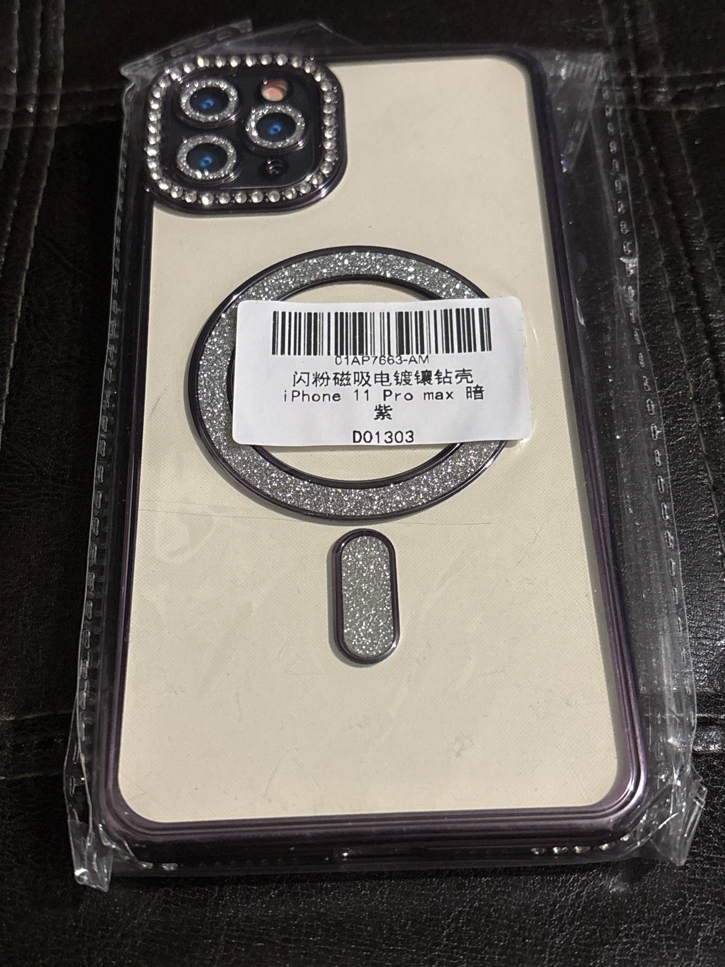 Bling Rhinestone MagSafe iPhone 11 Pro Max Case | Clear Sparkle Diamond Camera Lens Protection ✨📱💎 #1672