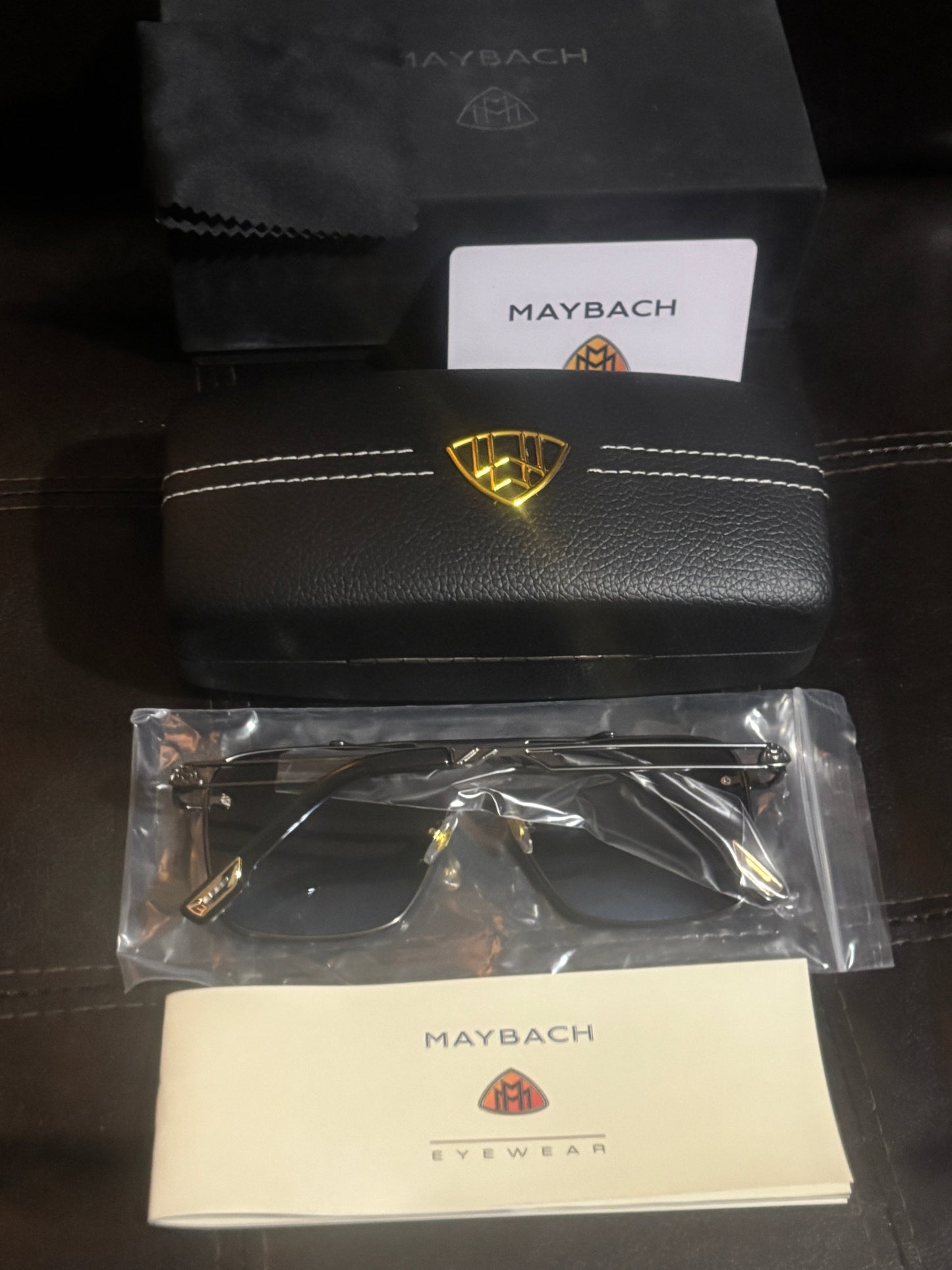 Luxury Inspired Maybach Eyewear Double-Bridge Aviator Sunglasses 🖤👑✨ #0318
