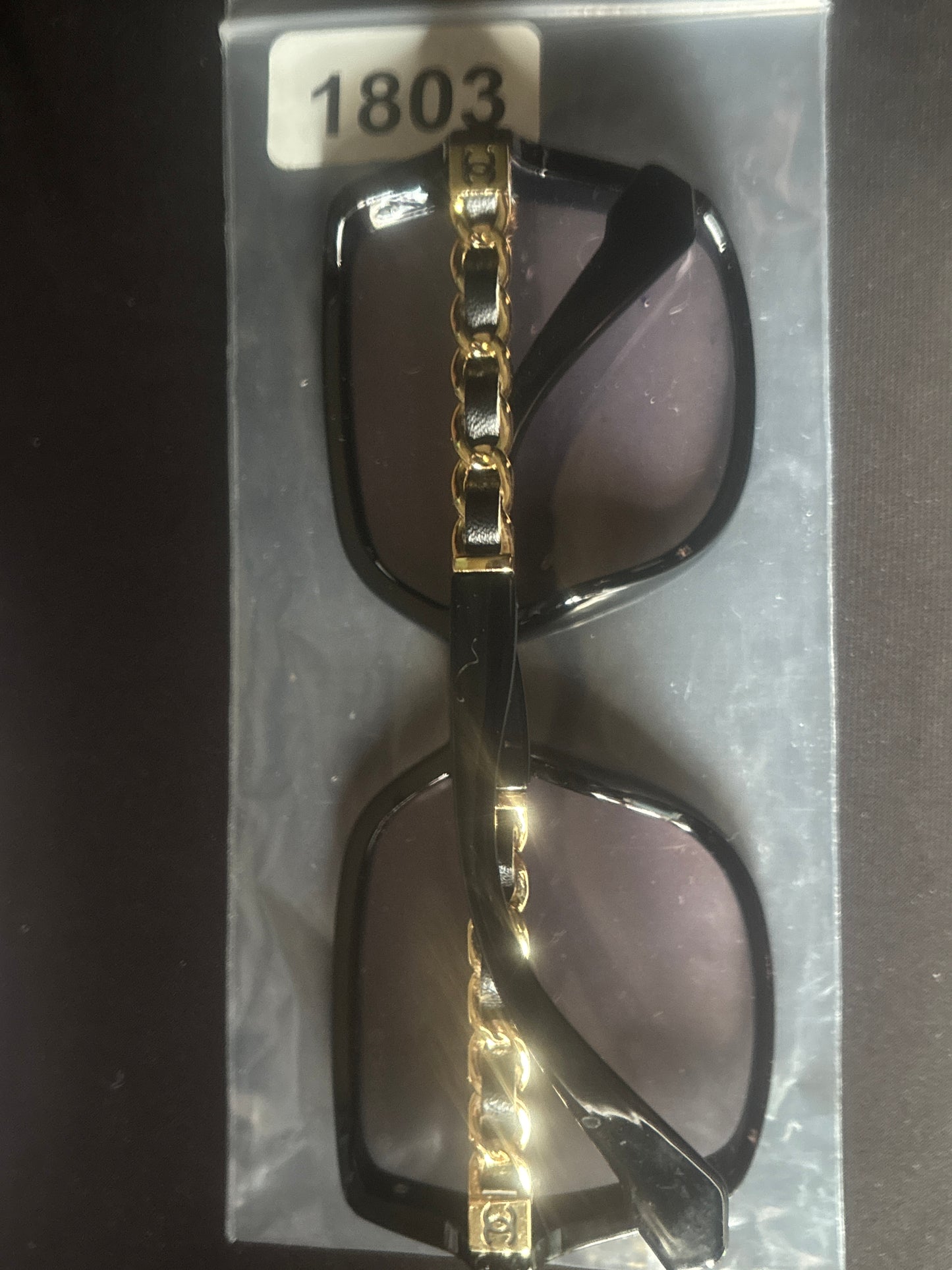 🕶️✨ Luxury Inspired Chain-Link Grey/Black 🖤💎🩶Fashion Sunglasses ✨