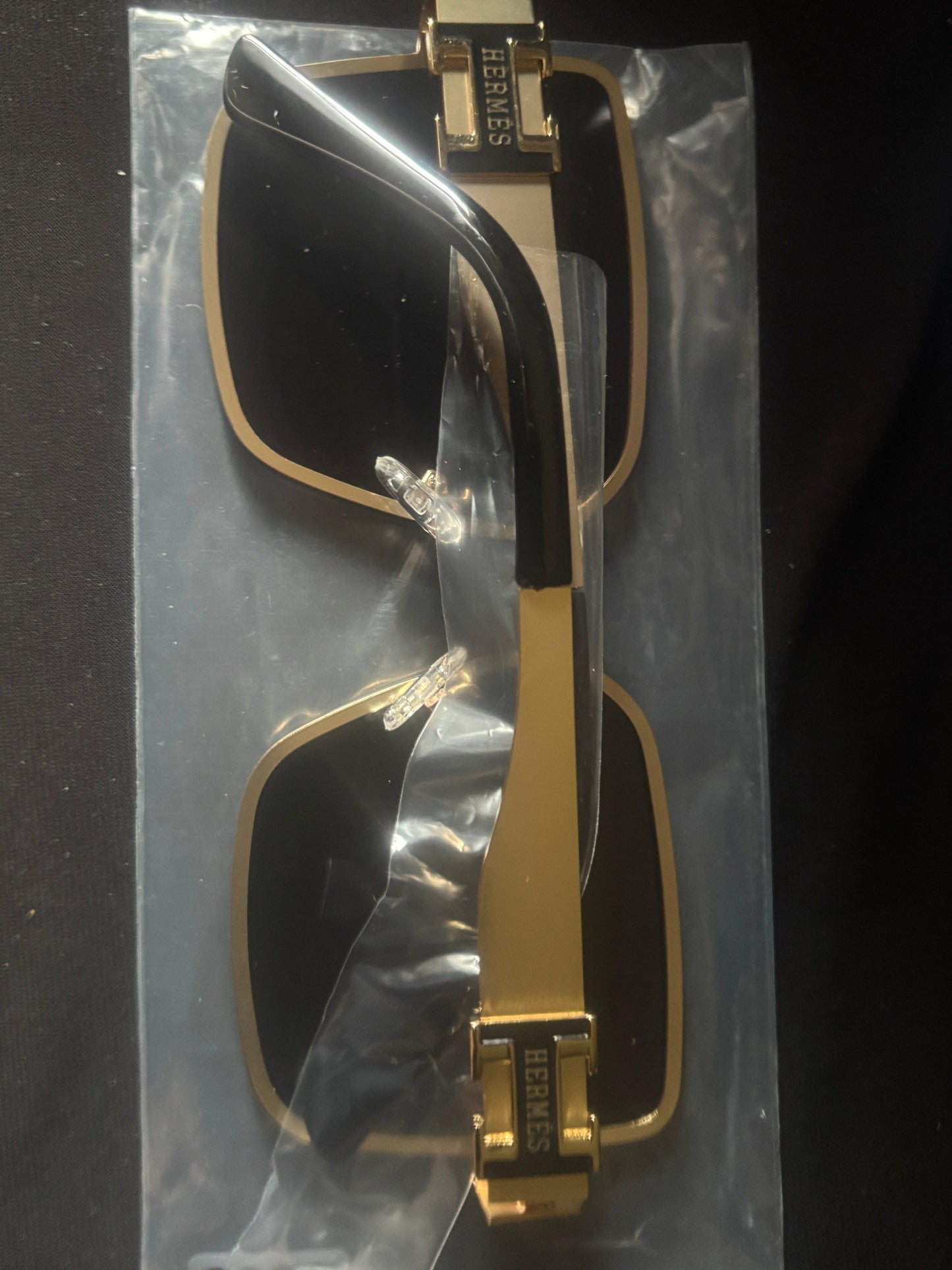 ✨Luxury🧡 Orange & 🖤Black/Gold Sunglasses