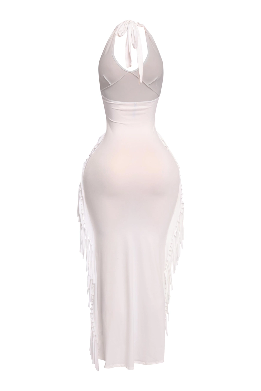 ✨Fringe Detailed Halter Dress✨
