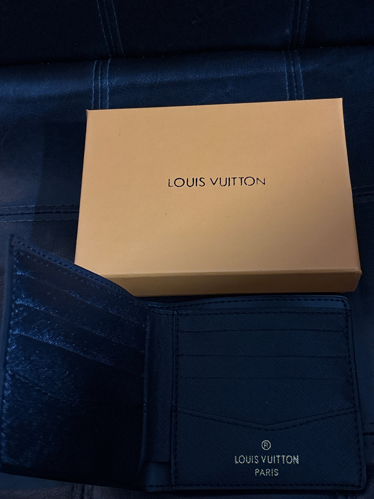 Luxury Inspired LV Monogram Bifold Wallet | Black & Gray Men’s Luxury Wallet 🖤🪩✨ #0313
