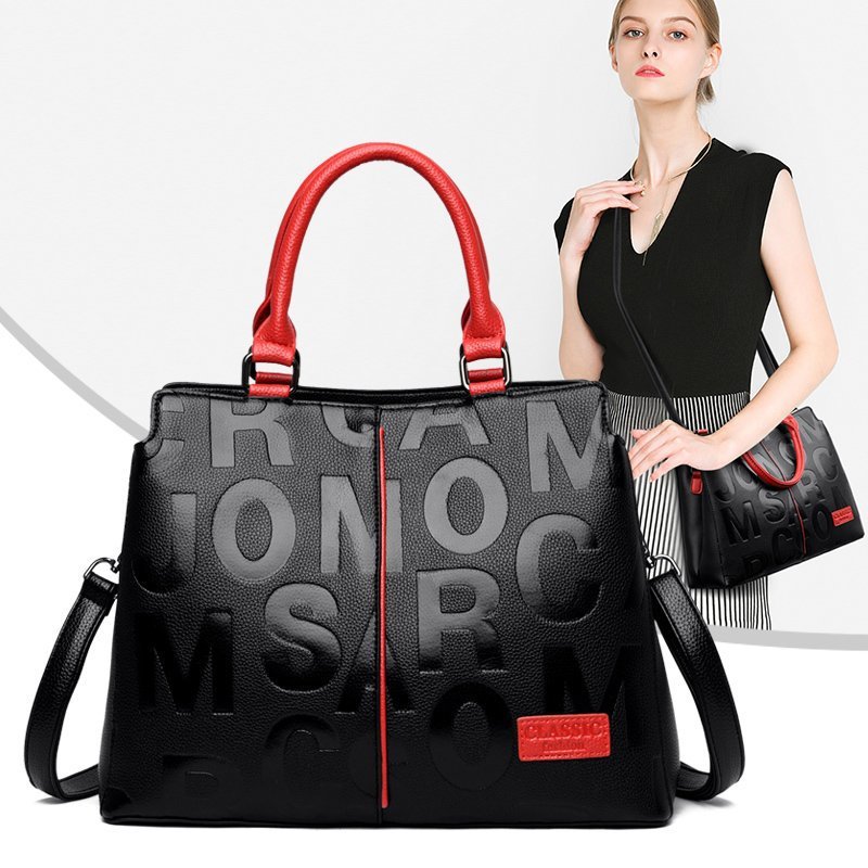 Luxury Monogram Print Shoulder Bag 💜💫✨ | Eye-Catching Colors | Large Capacity | Designer-Inspired Crossbody Handbag for Women 💎