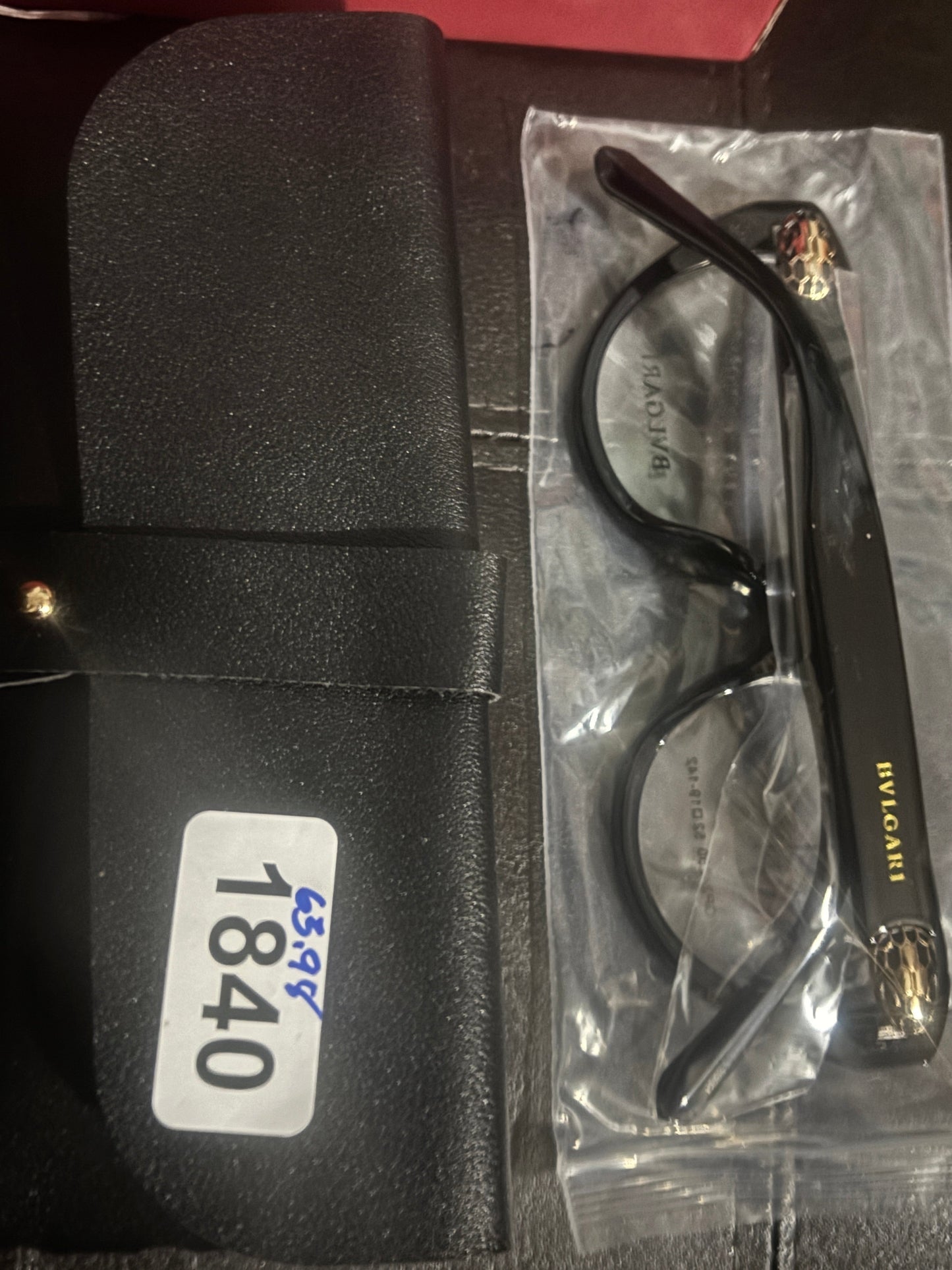 Bold Square Frame Gold Serpent Temple Eyeglasses 🖤🐍 #1840