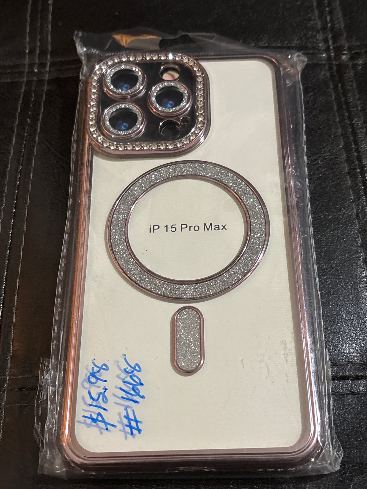 Bling Rhinestone MagSafe iPhone 15 Pro Max Case | Clear Sparkle Diamond Camera Lens Protection ✨📱💎 #1664