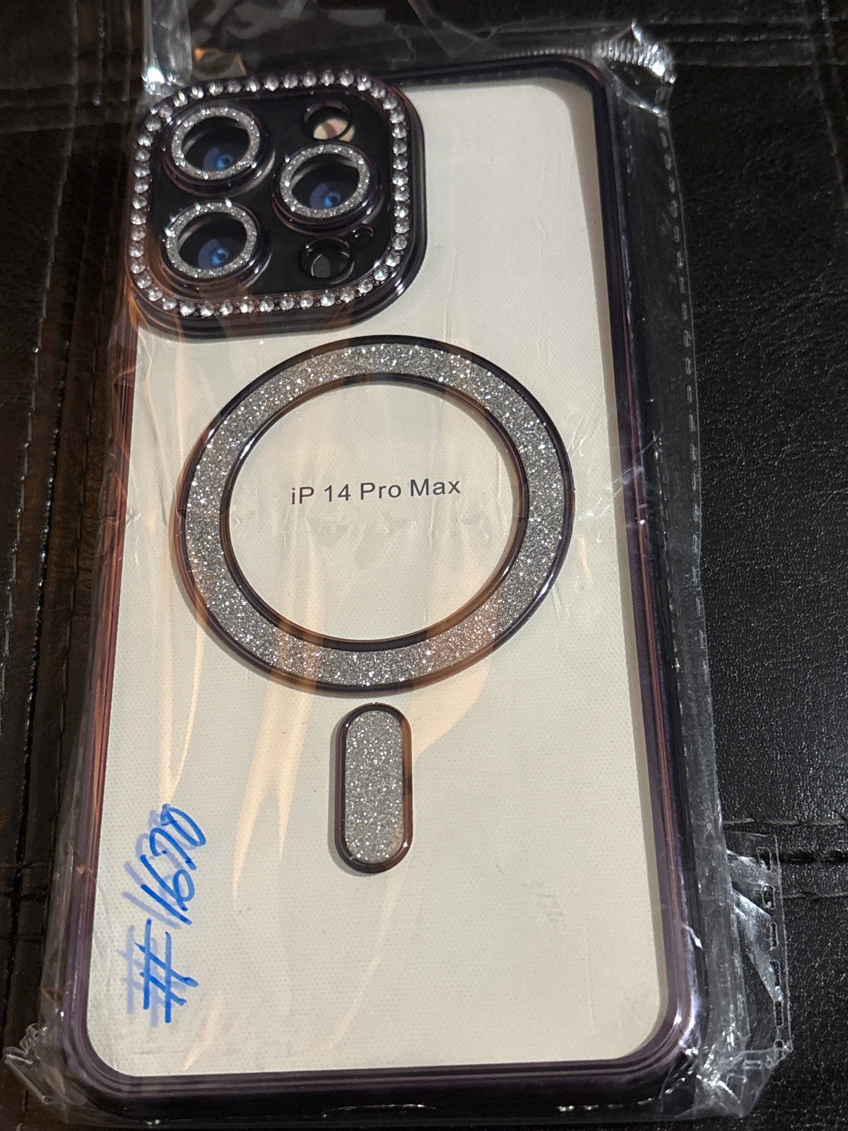 Bling Rhinestone MagSafe iPhone 14 Pro Max Case | Clear Sparkle Diamond Camera Lens Protection ✨📱💎 #1670