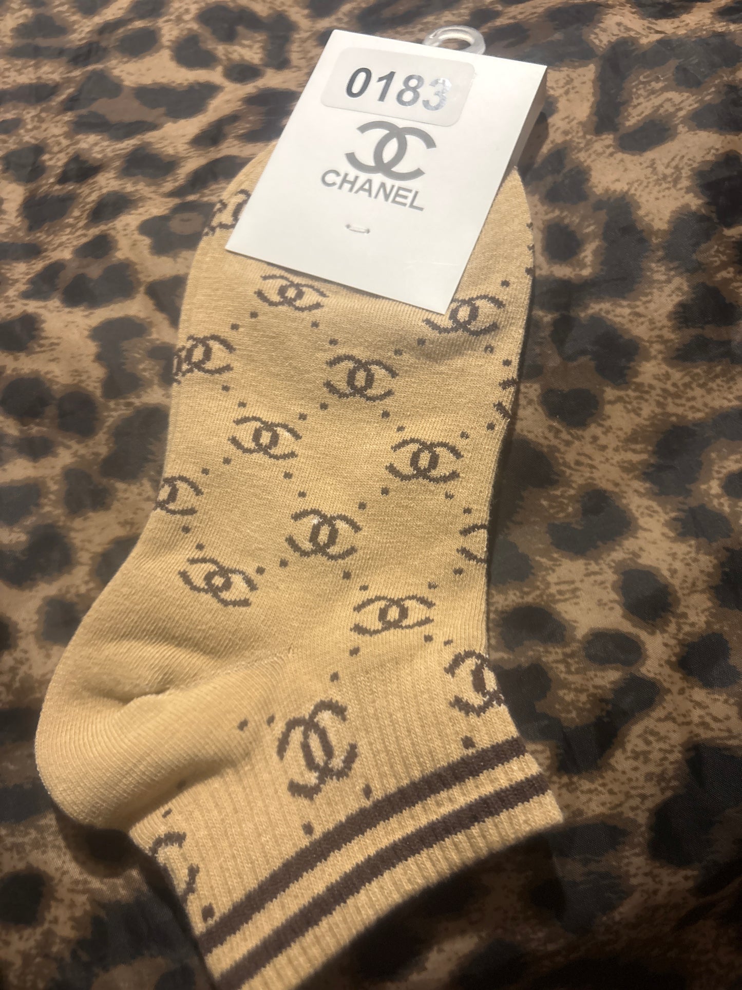 ✨Luxury Monogram CC Ankle Socks — Items #0181 #0183 #0184 #0185 #0186🧦