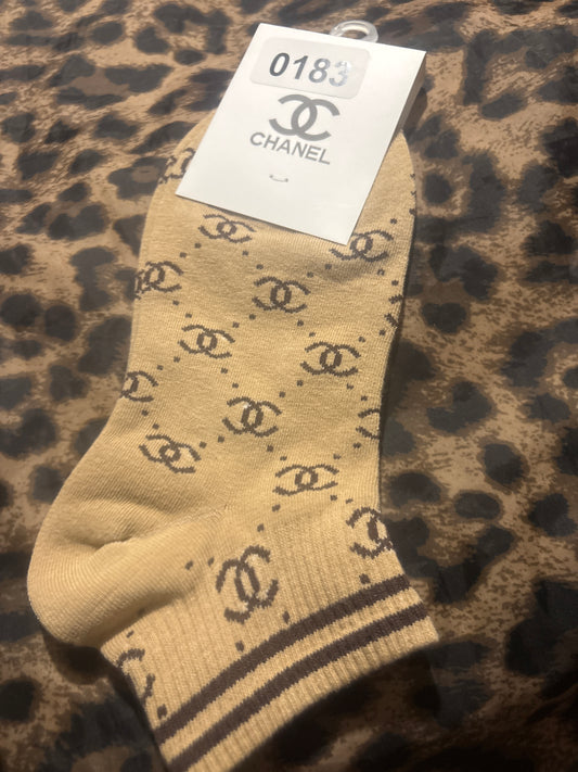 ✨Luxury Monogram CC Ankle Socks — Items #0181 #0183 #0184 #0185 #0186🧦