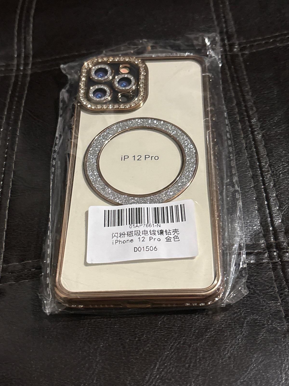 Bling Rhinestone MagSafe iPhone 12 Pro Case | Clear Sparkle Diamond Camera Lens Protection ✨📱💎 #1674