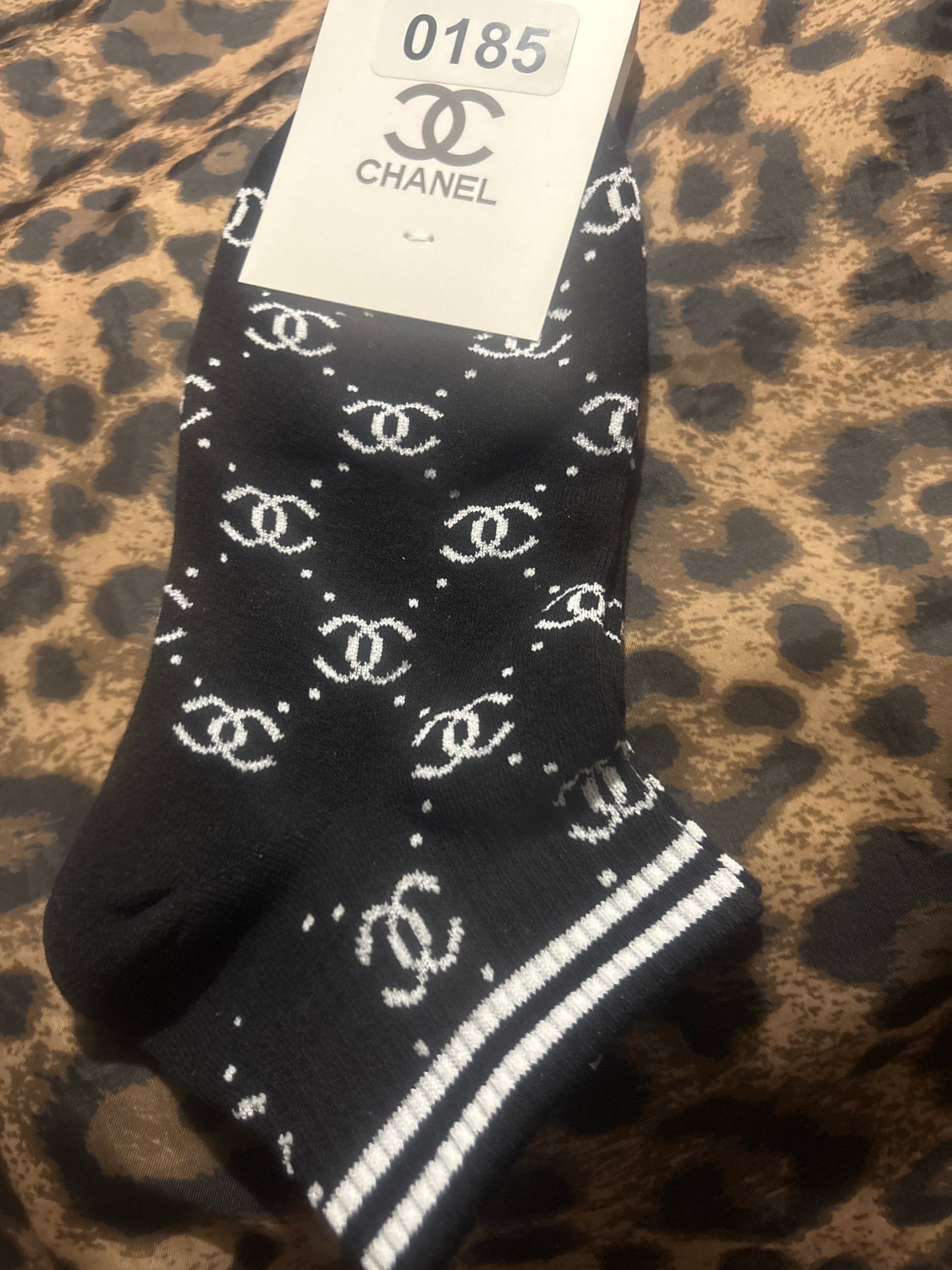 ✨Luxury Monogram CC Ankle Socks — Items #0181 #0183 #0184 #0185 #0186🧦