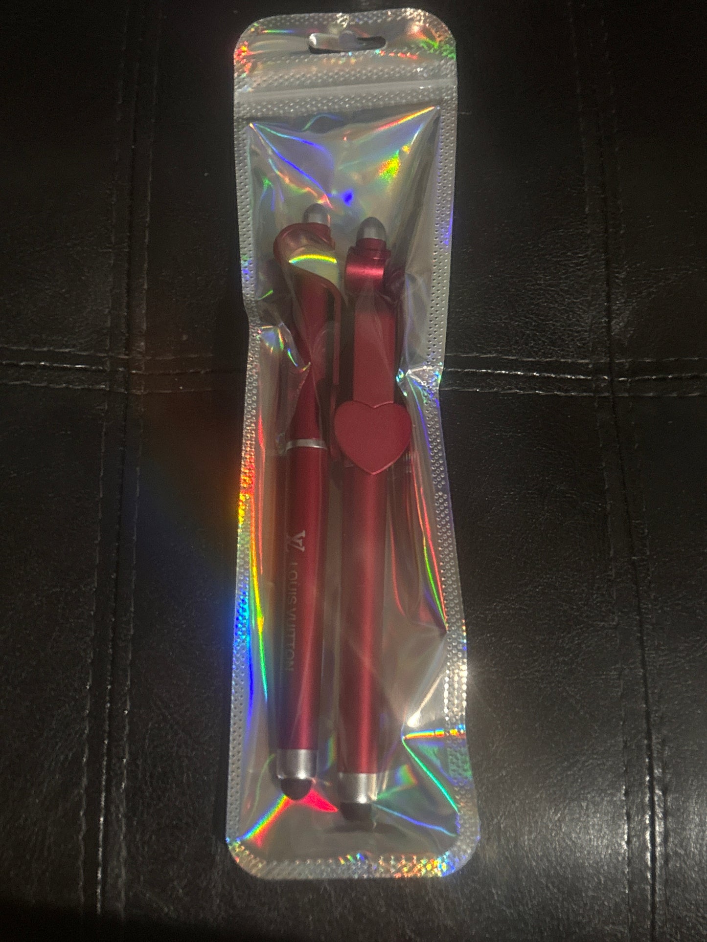 ✨ Metallic Logo Styling Pen Set with Phone Holder Clip — 10 Colors — Items #1-10