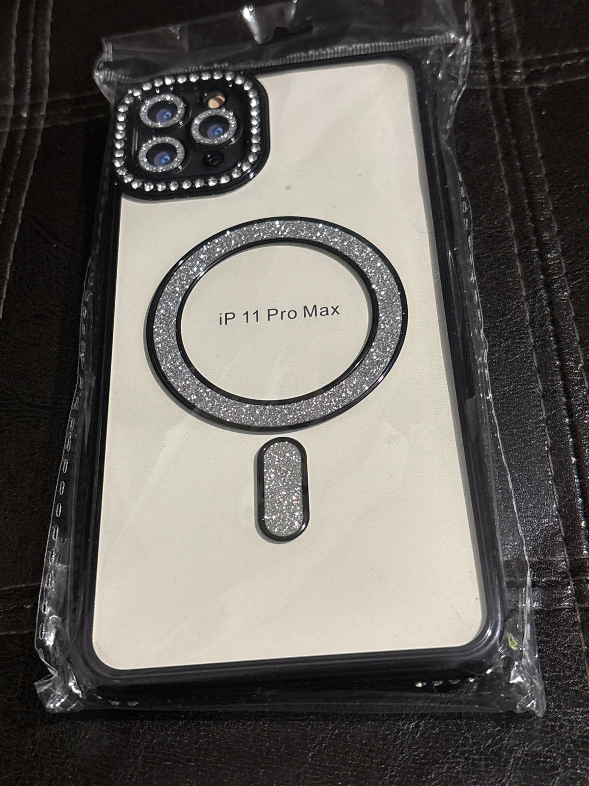 Bling Rhinestone MagSafe iPhone 11 Pro Max Case | Clear Sparkle Diamond Camera Lens Protection ✨📱💎 #1672