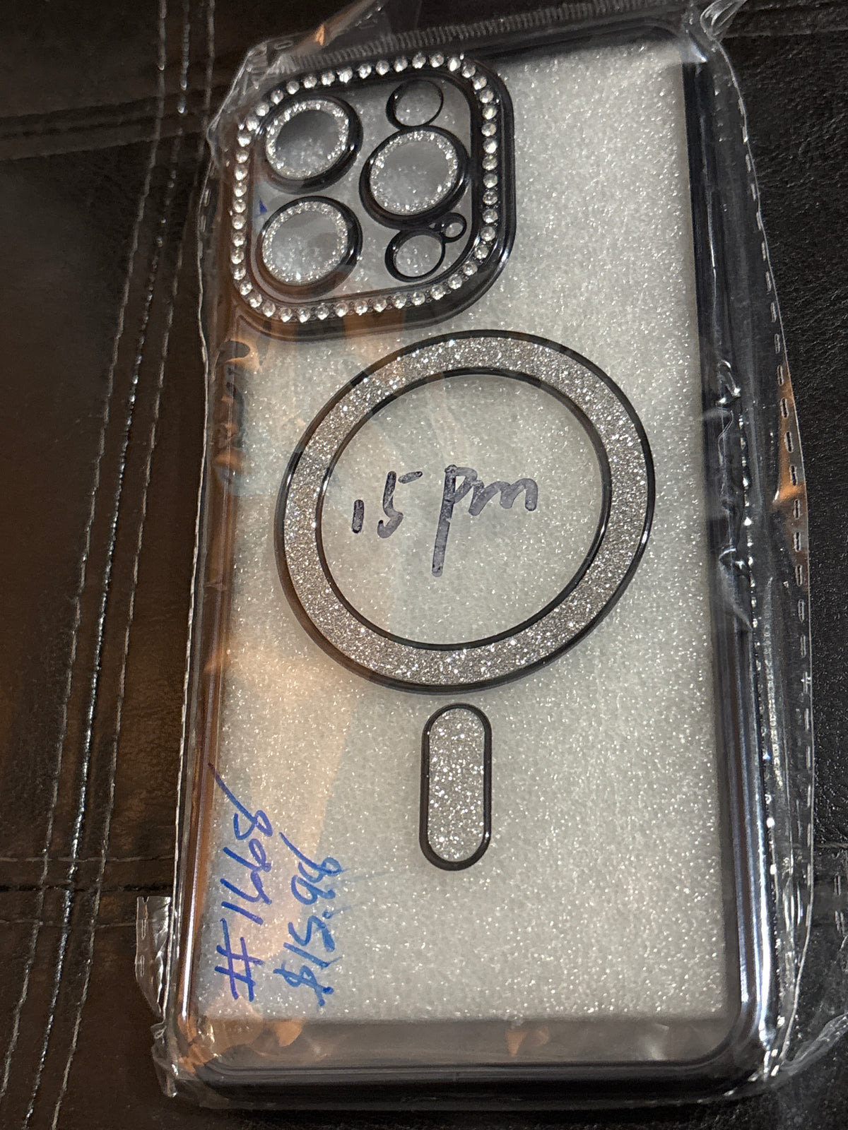 Bling Rhinestone MagSafe iPhone 15 Pro Max Case | Clear Sparkle Diamond Camera Lens Protection ✨📱💎 #1664