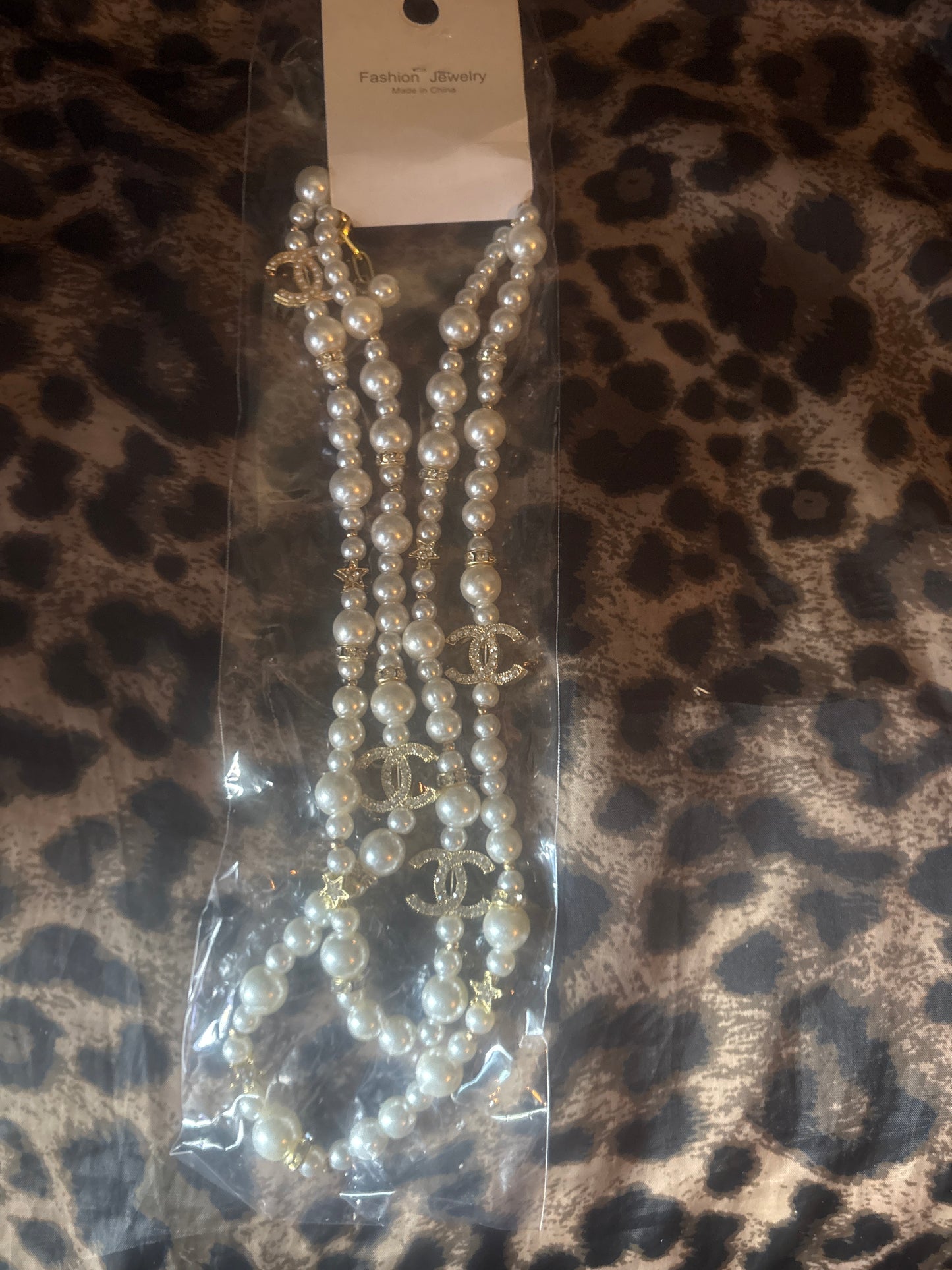 💎 Luxury Multi-Strand Pearl Inspired Necklace ✨