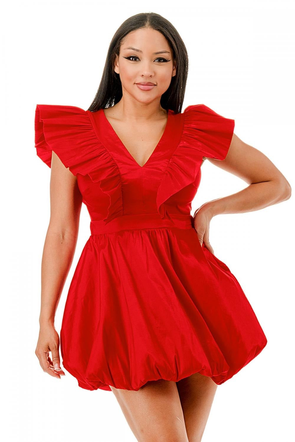 ✨Deep V-Neck Sleeveless Dress