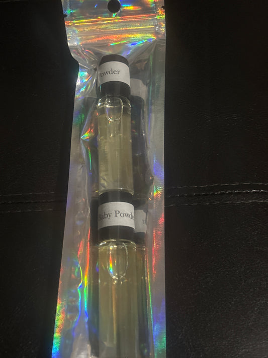 👶✨ Baby Powder Roll-On Body Oil — 2-Pack — Item #1972