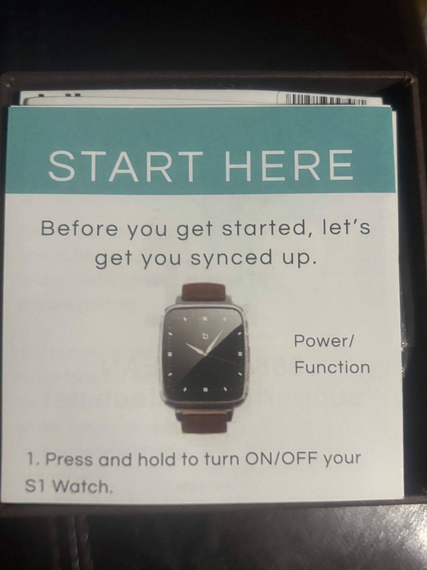⌚✨ Beantech S1 Smartwatch Silver — Black Calfskin Leather Strap — Item #1871