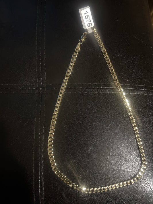 ✨ 14K Gold Fill Cuban Curb Link Chain Necklace 16" — Item #1576