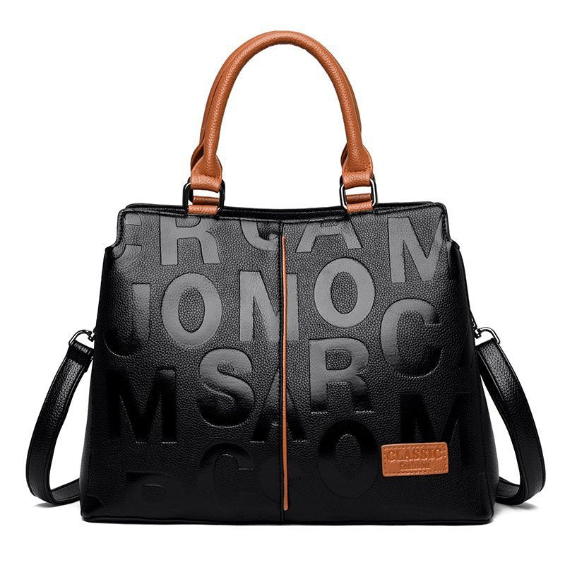 Luxury Monogram Print Shoulder Bag 💜💫✨ | Eye-Catching Colors | Large Capacity | Designer-Inspired Crossbody Handbag for Women 💎