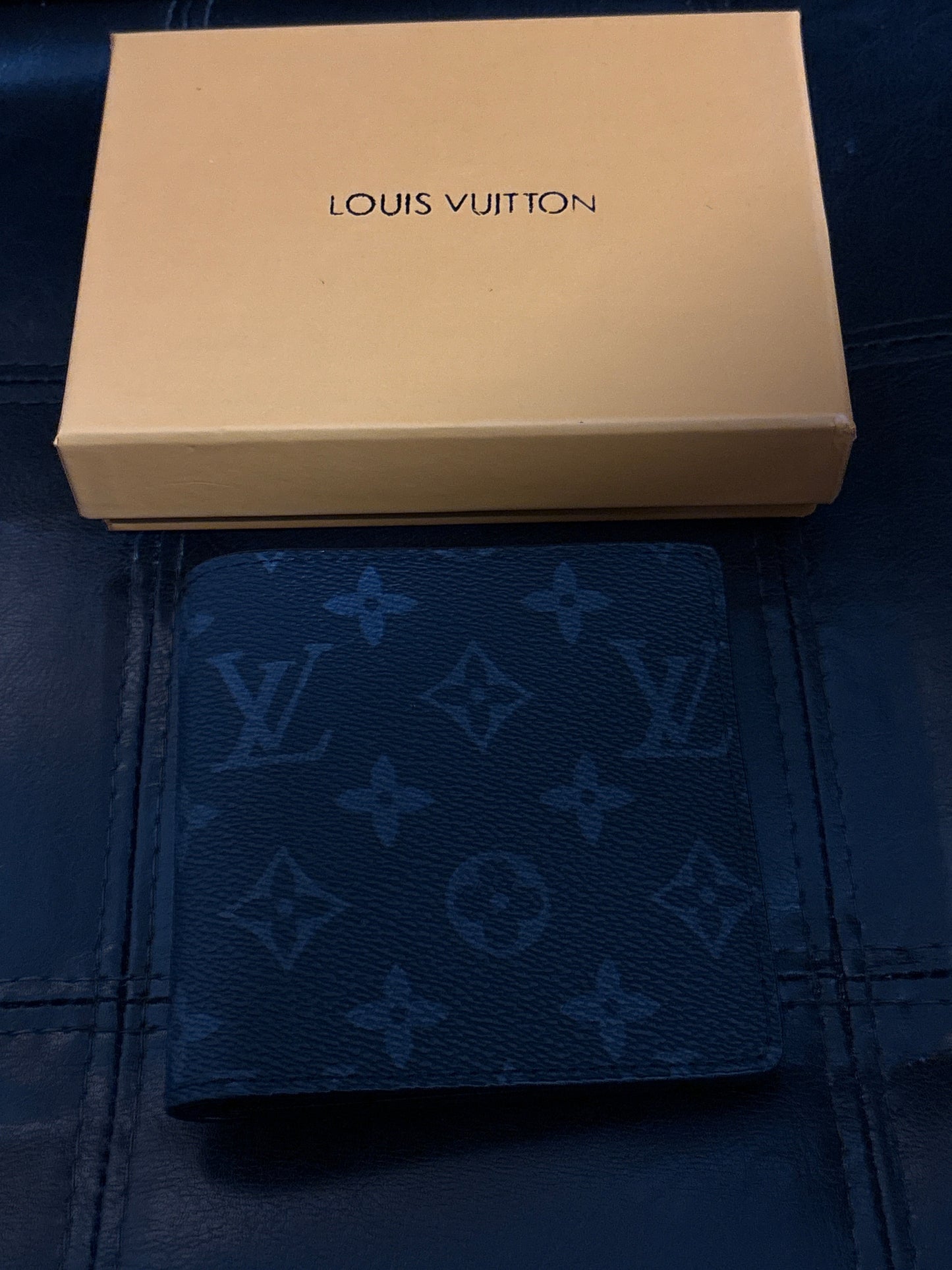 Luxury Inspired LV Monogram Bifold Wallet | Black & Gray Men’s Luxury Wallet 🖤🪩✨ #0313