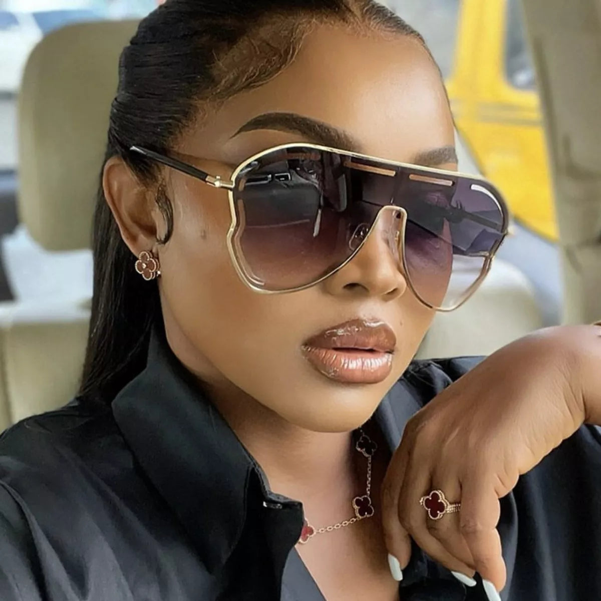 ✨Oversized Aviator Gradient Sunglasses