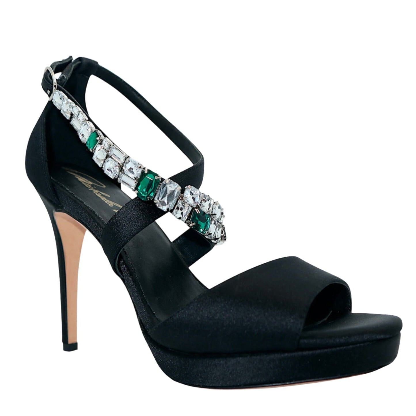 🎀Michaela V Athena Black Crystal Pump✨