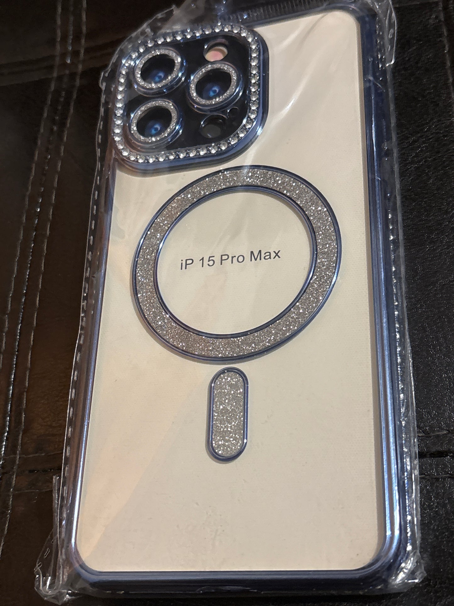 Bling Rhinestone MagSafe iPhone 15 Pro Max Case | Clear Sparkle Diamond Camera Lens Protection ✨📱💎 #1664
