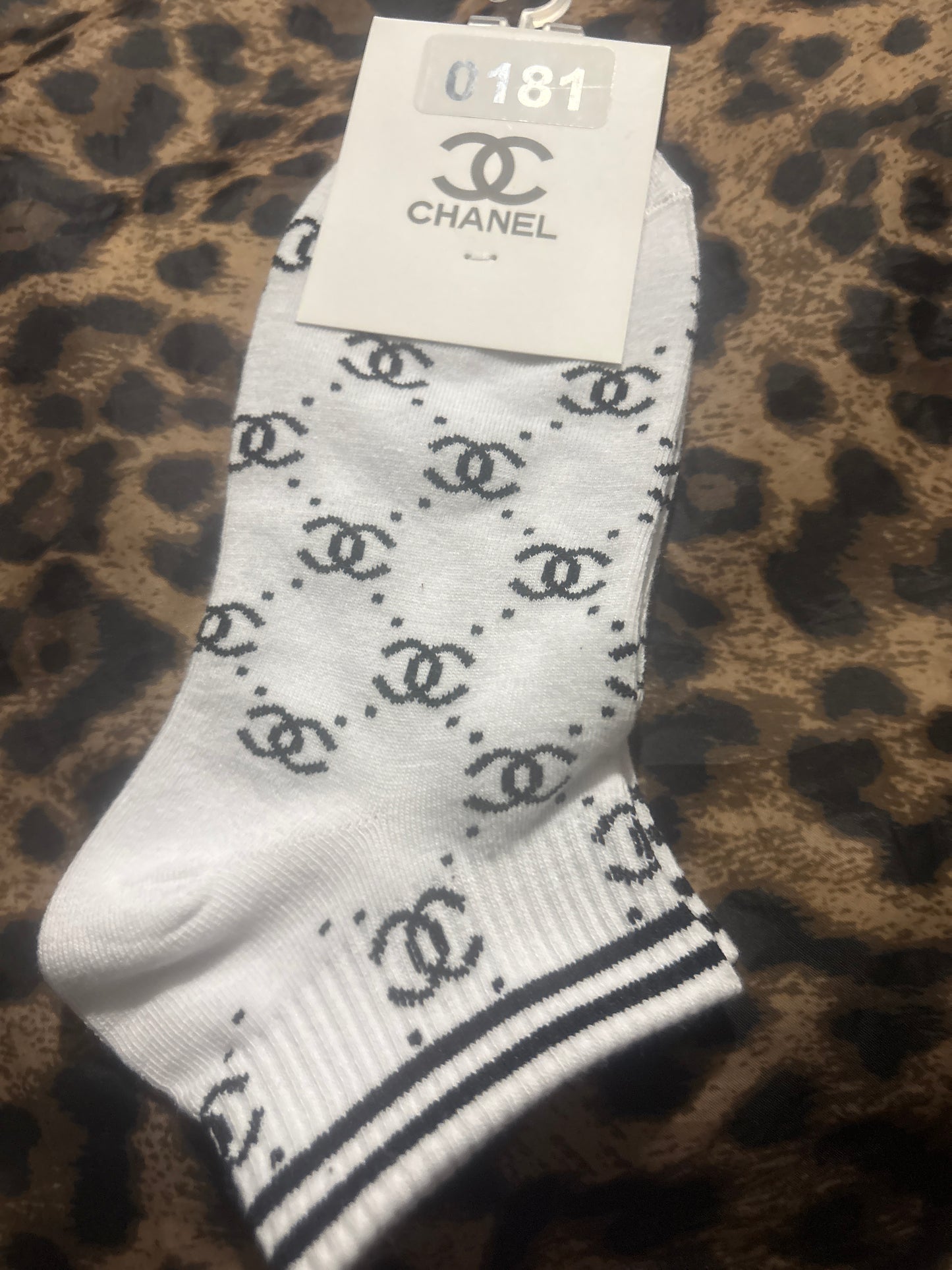 ✨Luxury Monogram CC Ankle Socks — Items #0181 #0183 #0184 #0185 #0186🧦