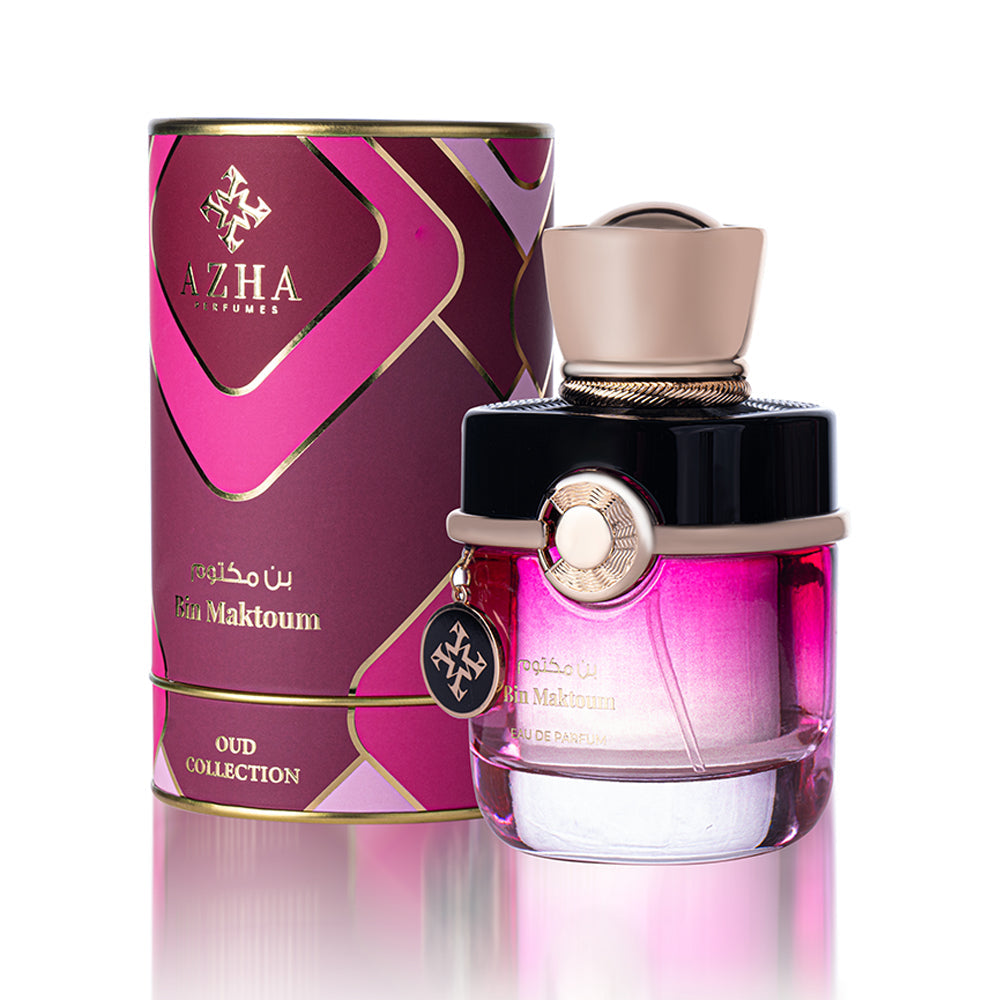Bin Maktoum 🪧✨ Luxury Oud Eau de Parfum | Saffron, Rose & Leather 🌹💎