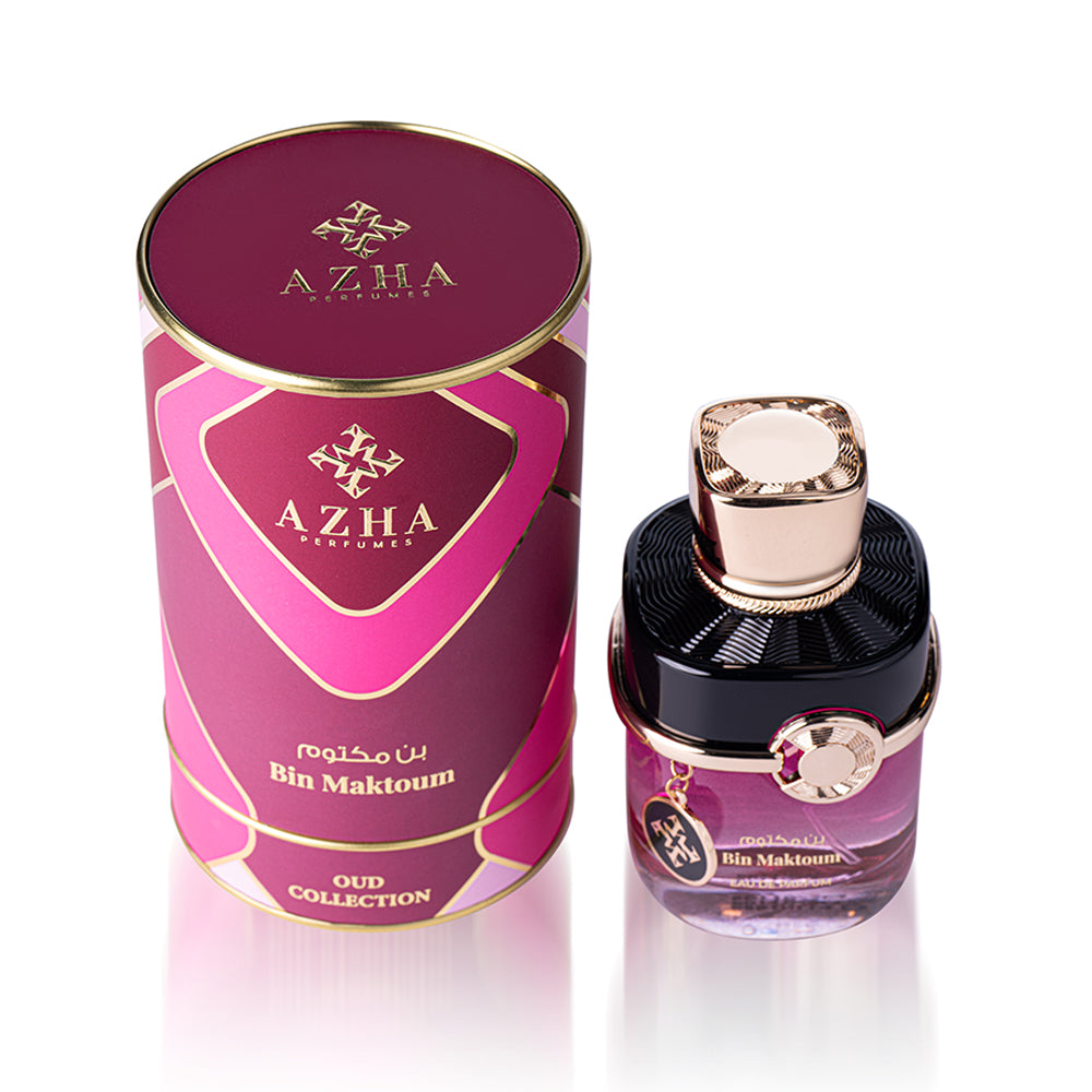 Bin Maktoum 🪧✨ Luxury Oud Eau de Parfum | Saffron, Rose & Leather 🌹💎