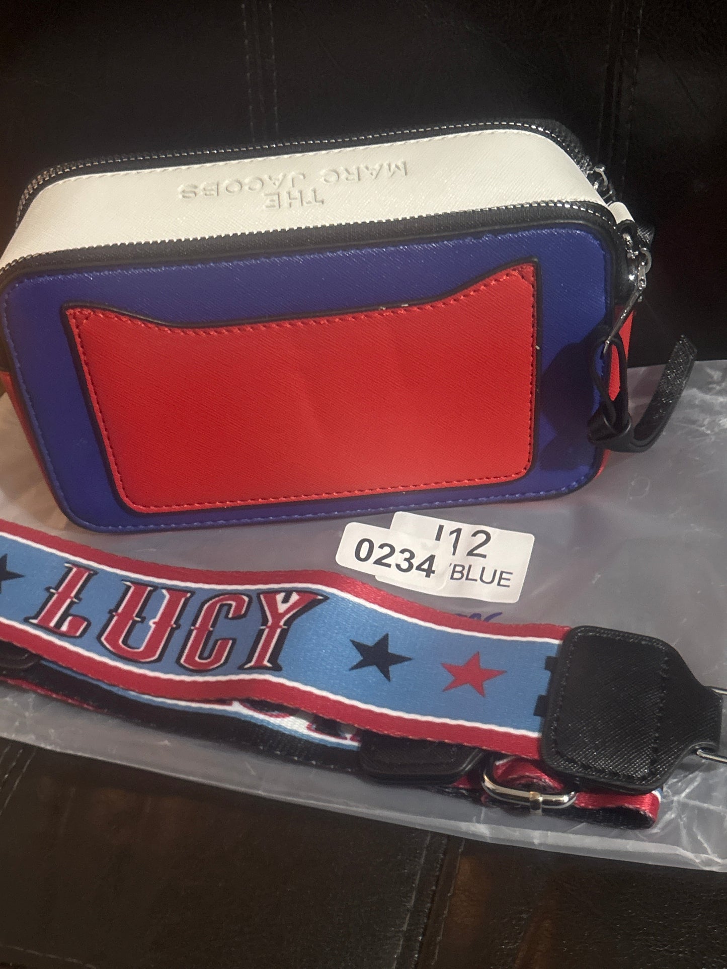Marc Jacobs x Peanuts Snapshot Camera Bag 🔵❤️✨ Lucy | Blue, White & Red | Collector's Edition 💎👜