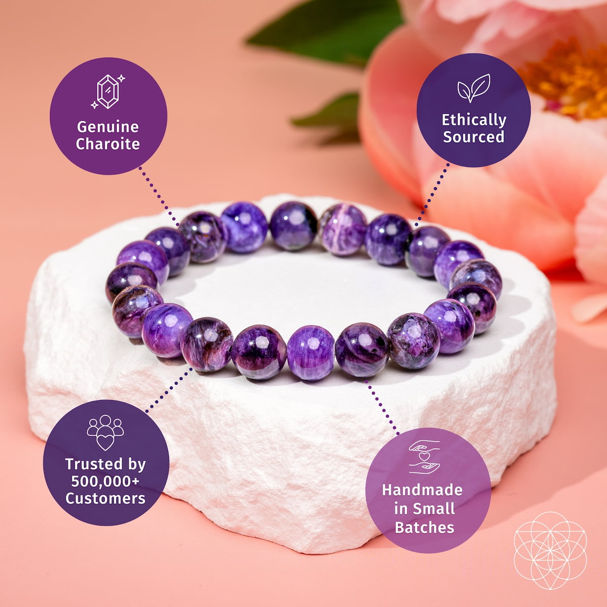 ✨Unshakeable Intuition - Rare Siberian Charoite Bracelet🛍️