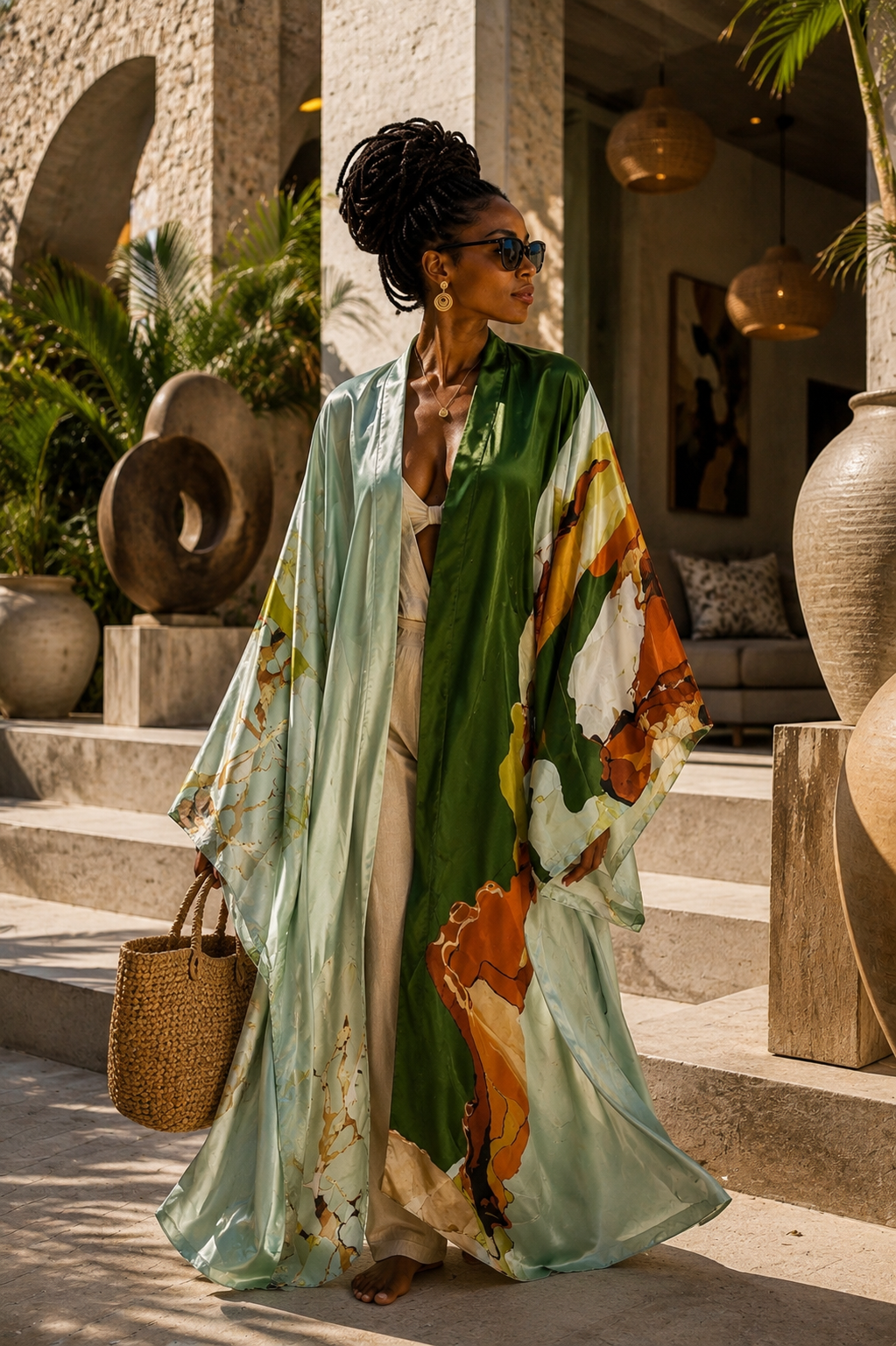 Women's Kimono Robe 🌺✨ All Inclusive Beach Cover Up 🏖️💃