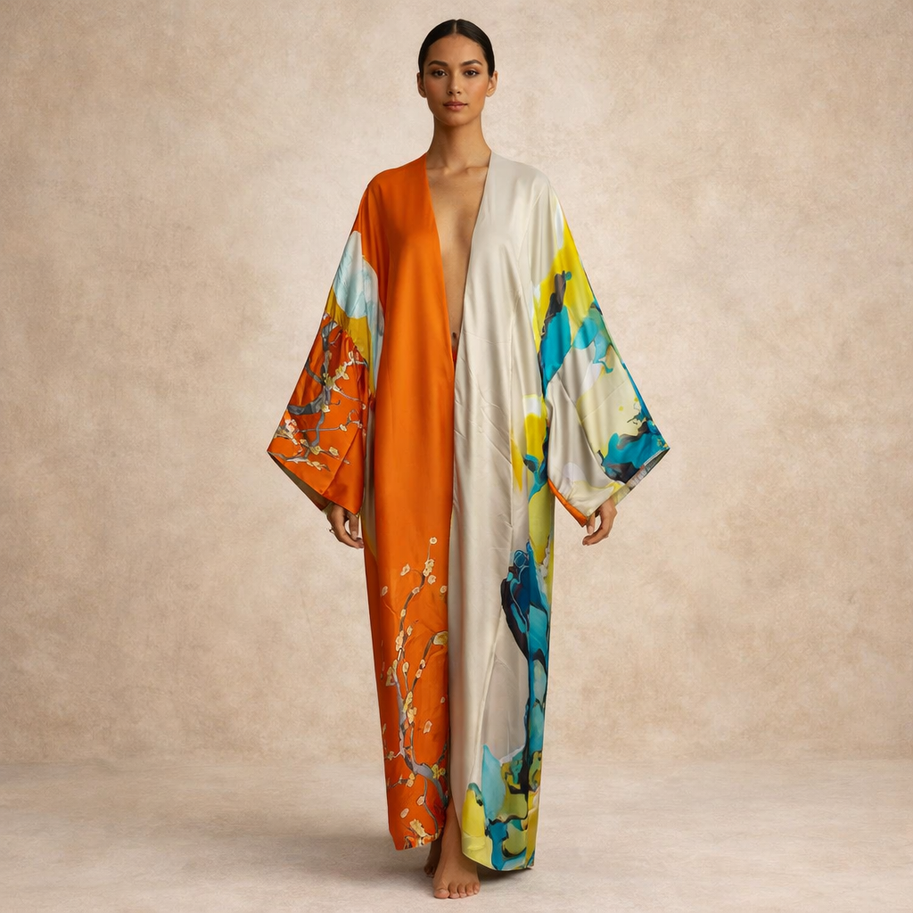 Women's Kimono Robe 🌺✨ All Inclusive Beach Cover Up 🏖️💃