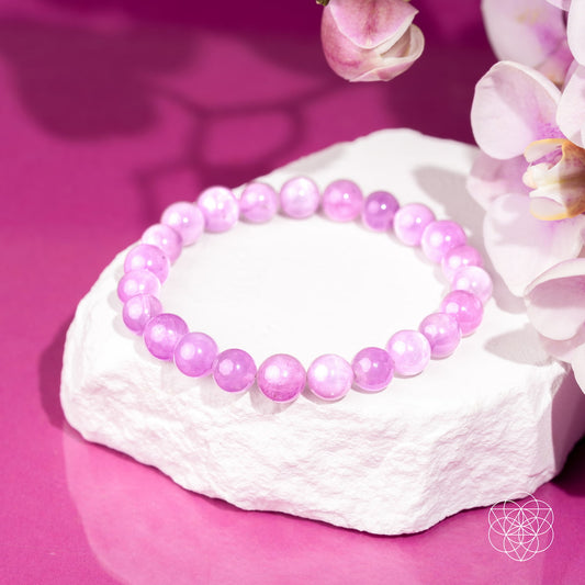 ✨Der Herz-Reset - Seltenes Rosa Kunzit Armband🛍️