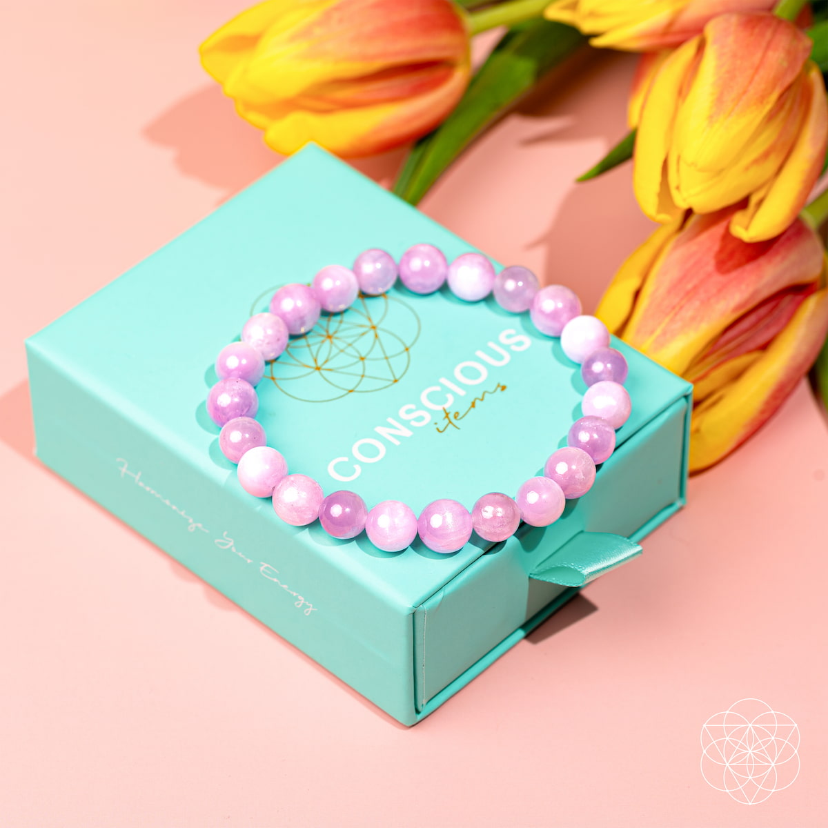 ✨The Heart Reset - Rare Pink Kunzite Bracelet🛍️