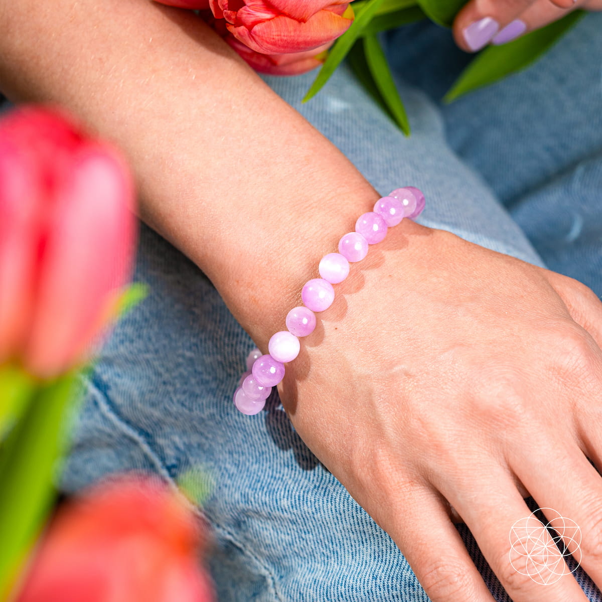 ✨The Heart Reset - Rare Pink Kunzite Bracelet🛍️