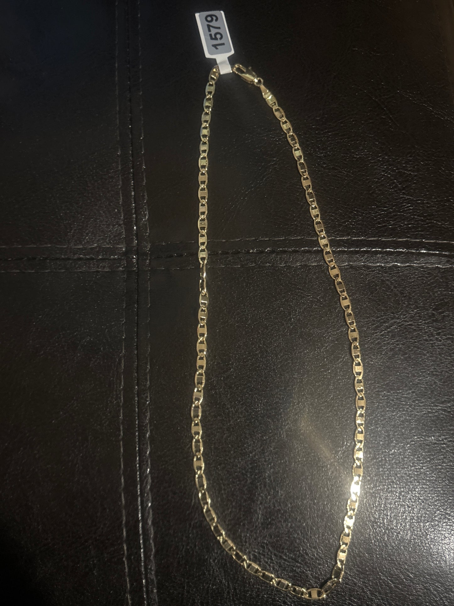 ⚓✨ 14K Gold Fill Mariner Anchor Link Chain Necklace 16" — Item #1579