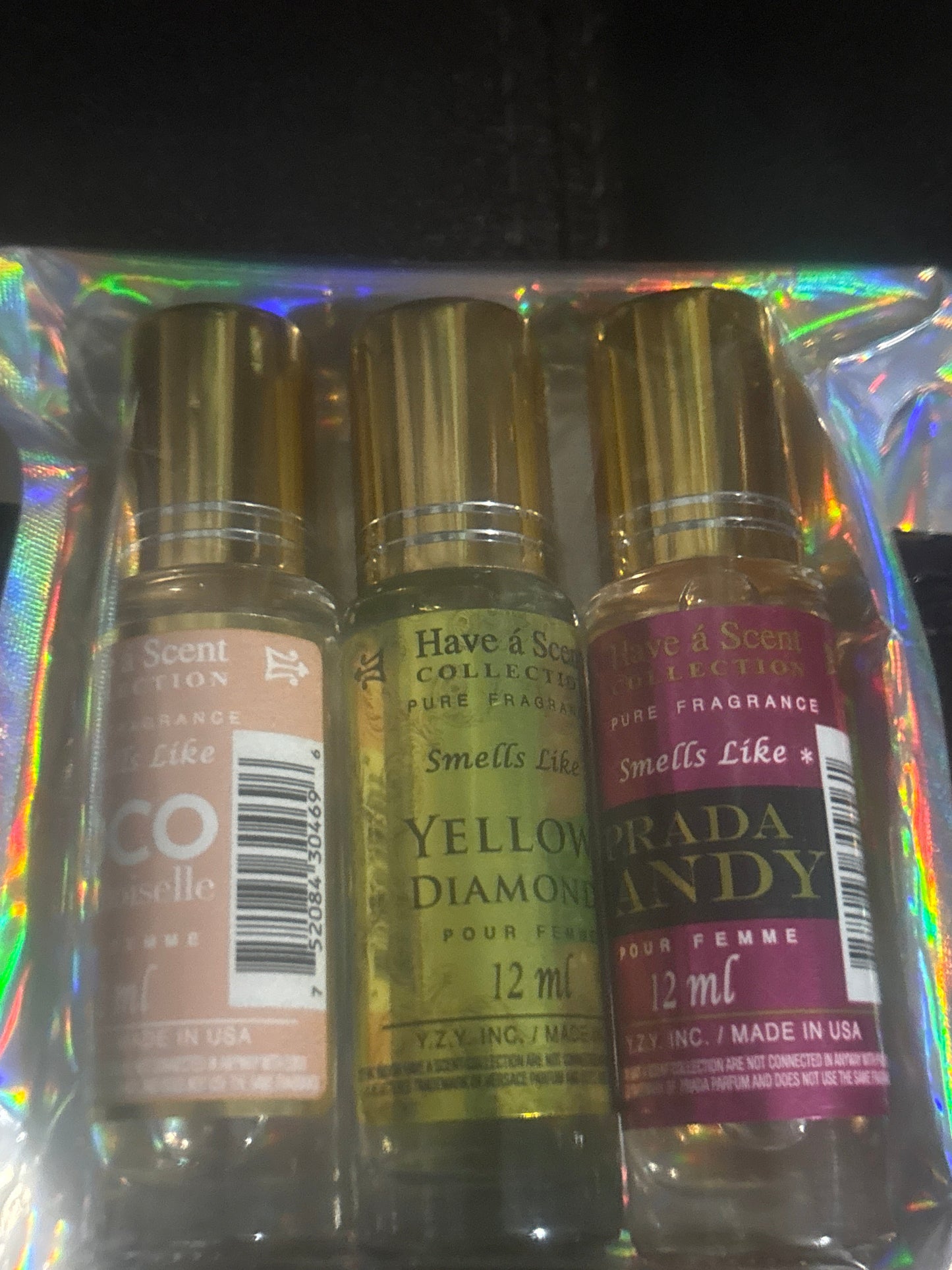 ✨ Have a Scent Collection – Pure Fragrance Set 🖤💛🩷