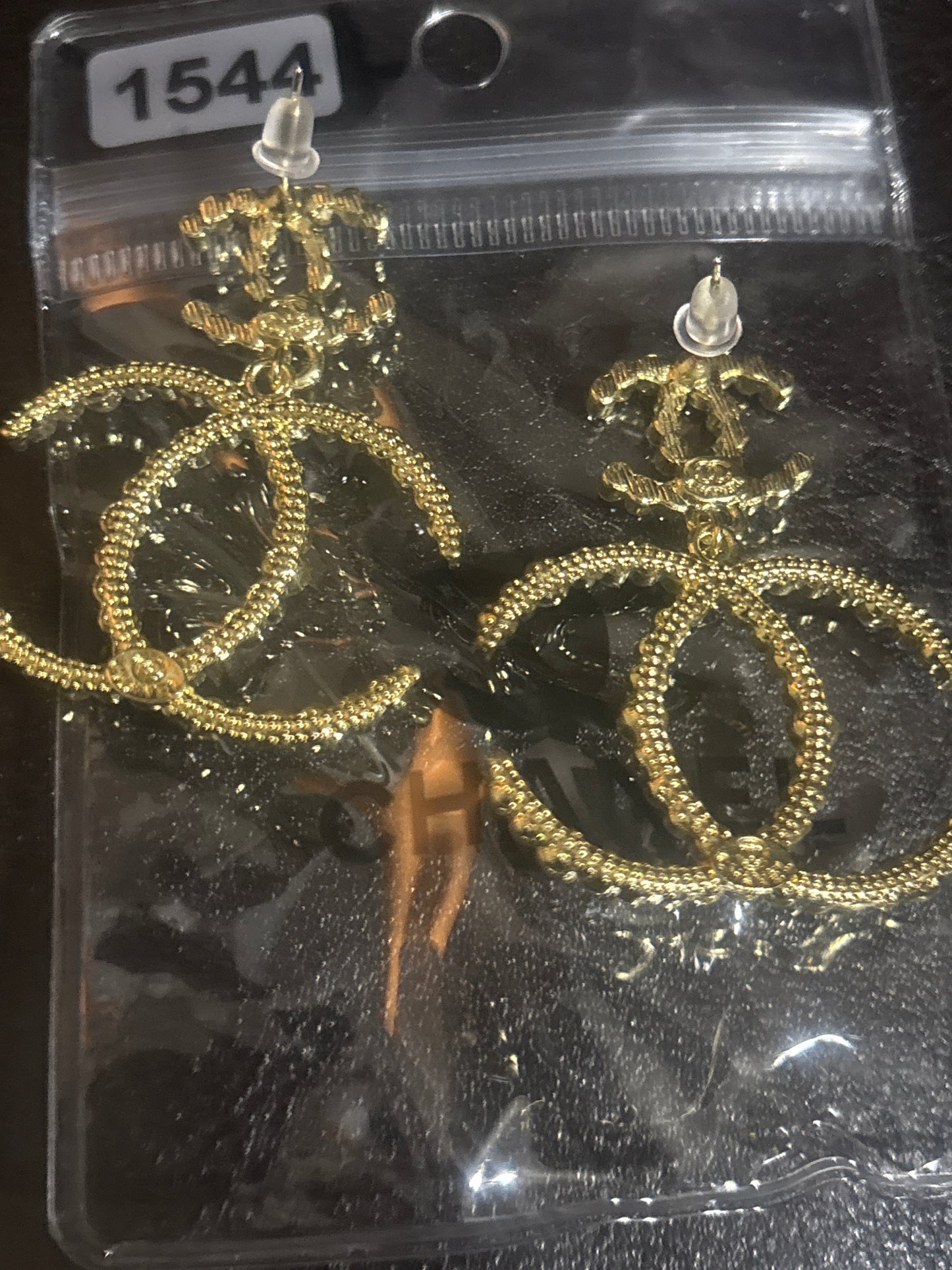 Chanel CC Crystal & Pearl Hoop Drop Earrings 💎🤍✨ Gold | Crystal CC Stud Top | Alternating Crystal & Pearl Large Hoop | Luxury Statement Jewelry