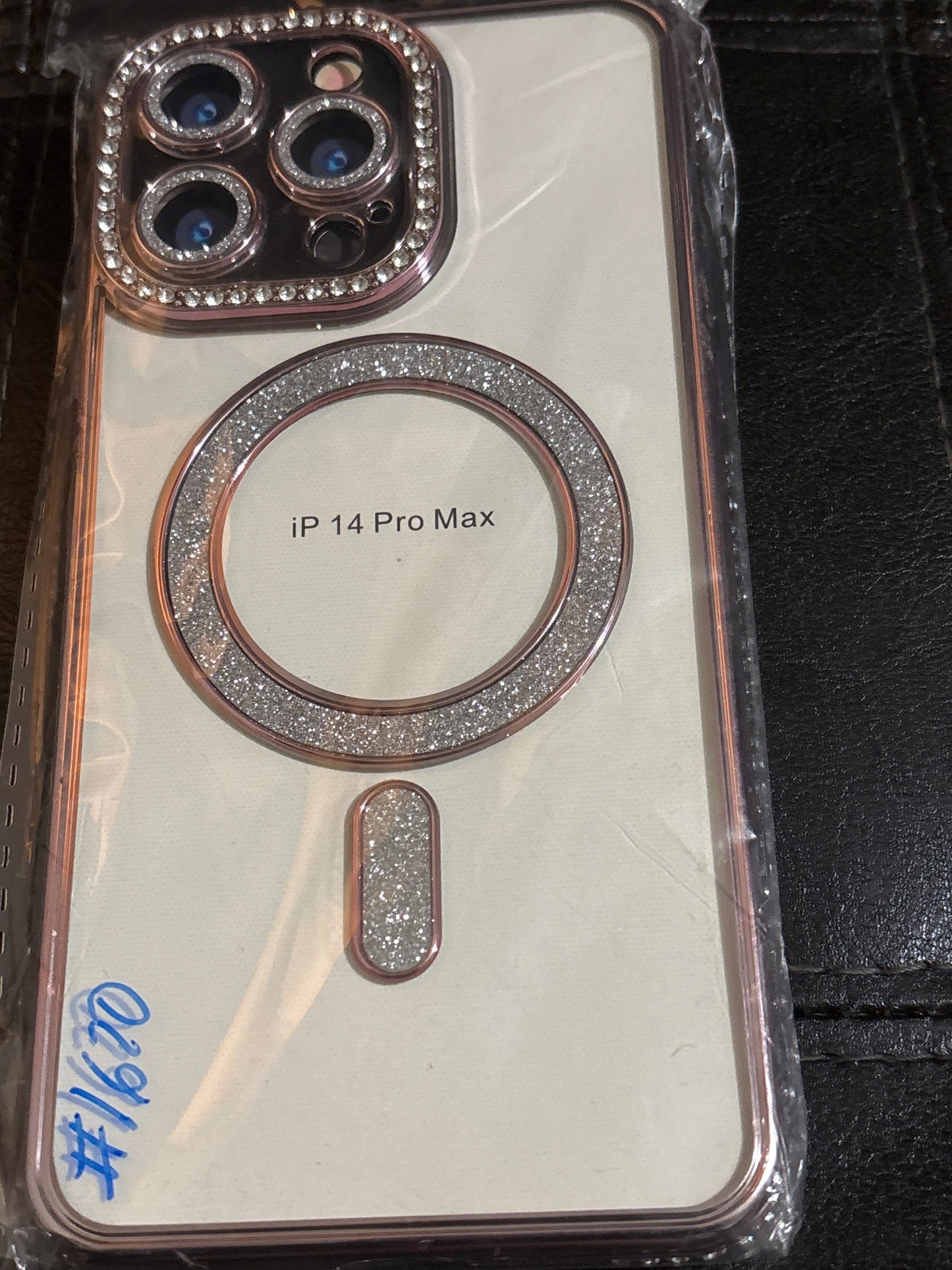 Bling Rhinestone MagSafe iPhone 14 Pro Max Case | Clear Sparkle Diamond Camera Lens Protection ✨📱💎 #1670