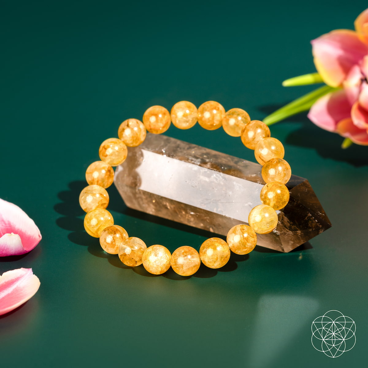 ✨The Master Reset – Golden Healer Quartz Bracelet🛍️