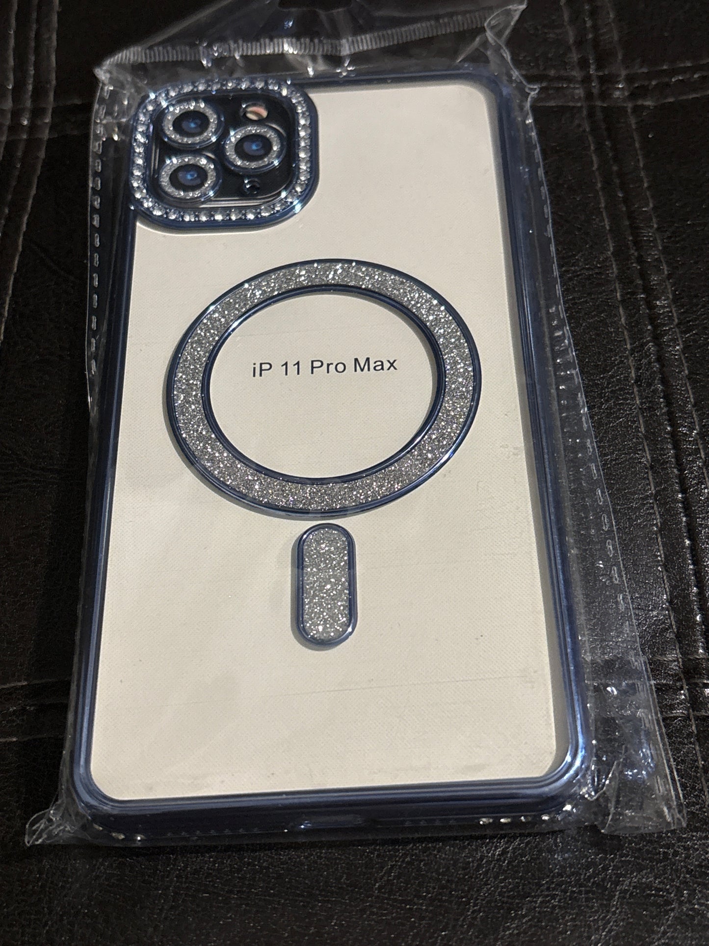 Bling Rhinestone MagSafe iPhone 11 Pro Max Case | Clear Sparkle Diamond Camera Lens Protection ✨📱💎 #1672