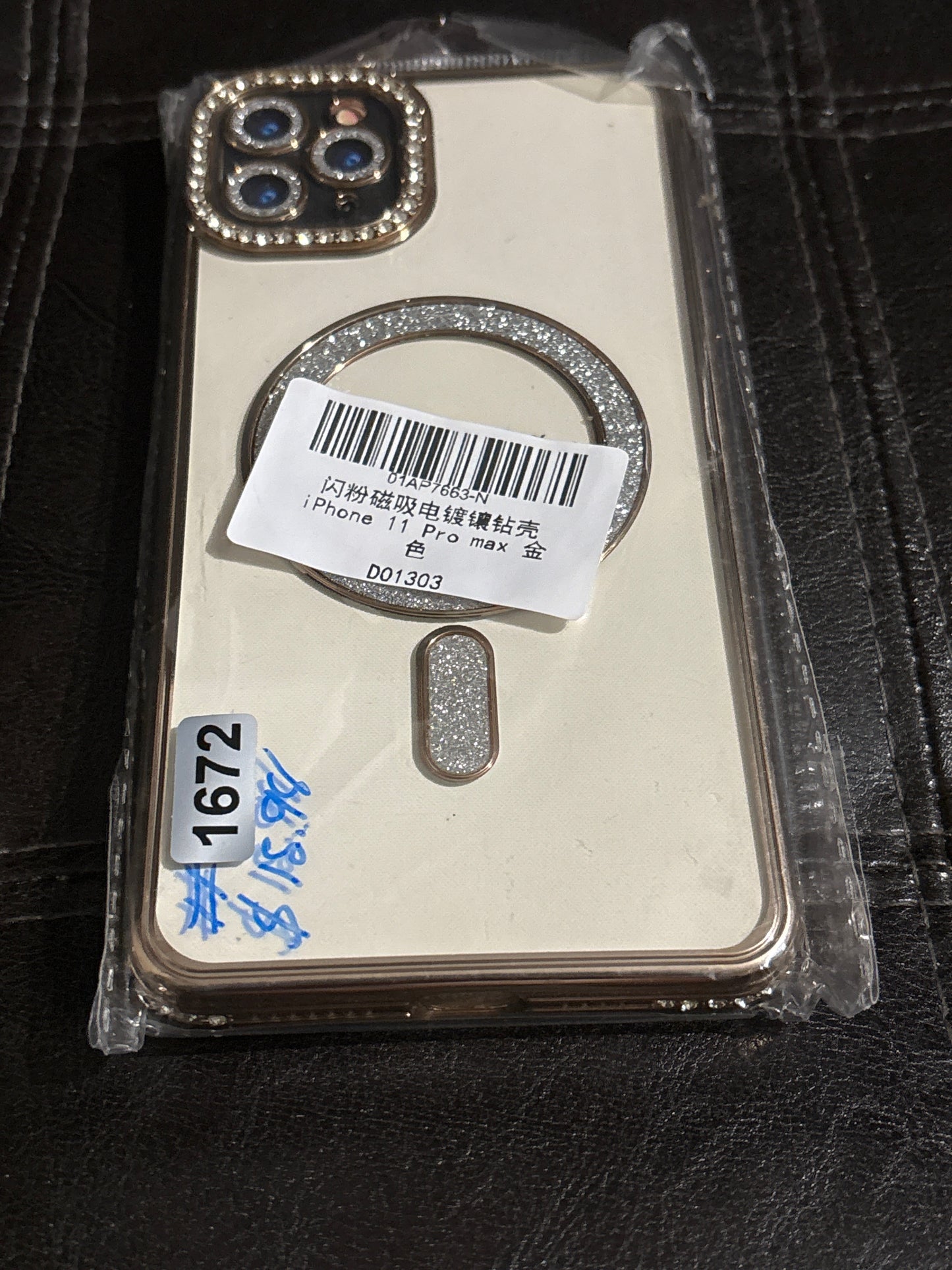 Bling Rhinestone MagSafe iPhone 11 Pro Max Case | Clear Sparkle Diamond Camera Lens Protection ✨📱💎 #1672
