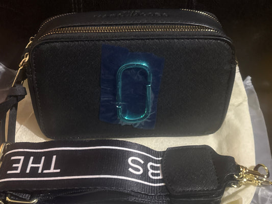 Marc Jacobs Snapshot Camera Bag 🖤✨ All Black | Gold Hardware + Mini Wallet Set 💎👜